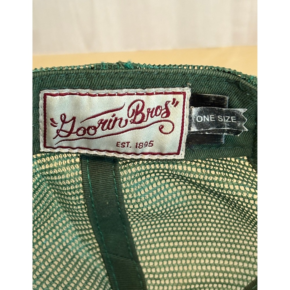 Goorin Bros Mens Trucker Hat Animal Farm Peacock One Size Blue Green Snapback - Picture 8 of 11